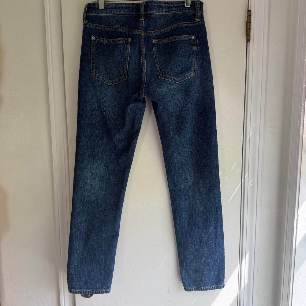 Pilcro and the Letterpress Womens Mid Rise Distressed Straight Leg Jeans Size 27 - Picture 7 of 11